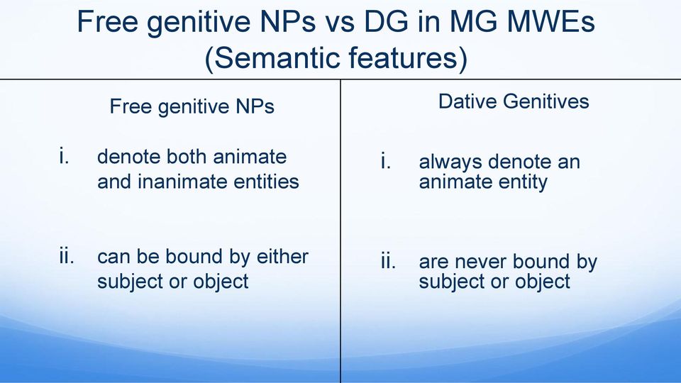 denote both animate and inanimate entities i.