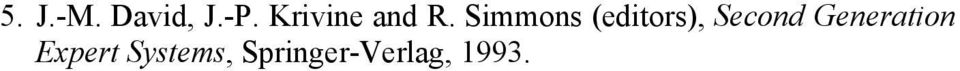 Simmons (editors), Second