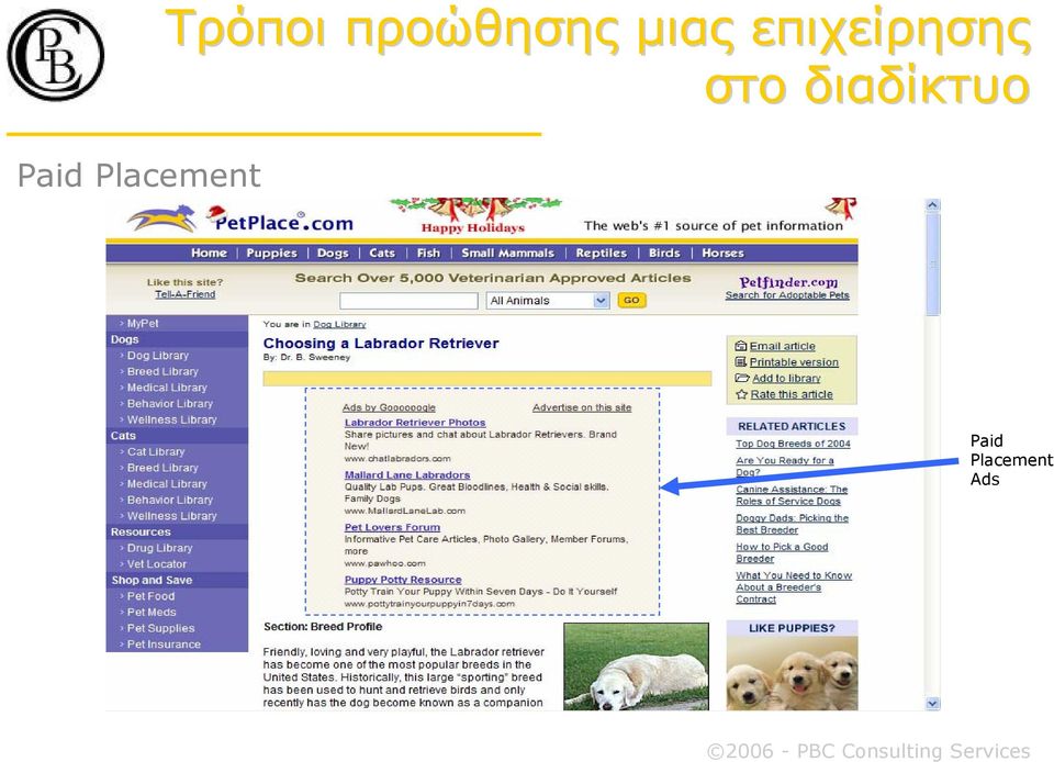 µιας επιχείρησης στο