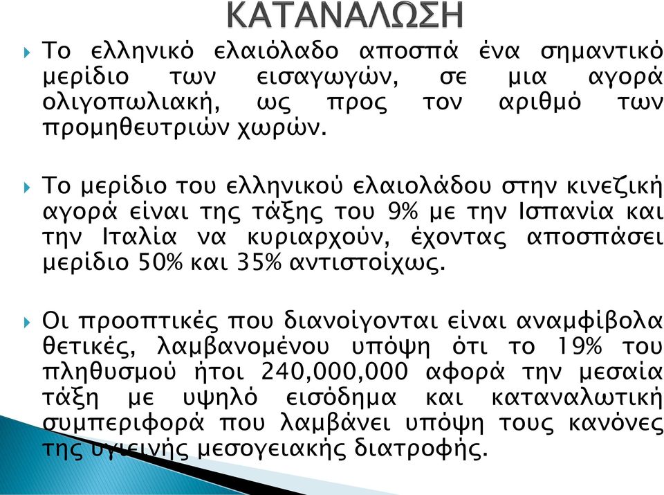 μερίδιο 50% και 35% αντιστοίχως.