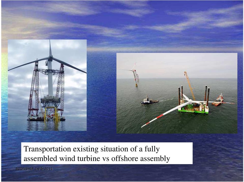 assembled wind turbine vs