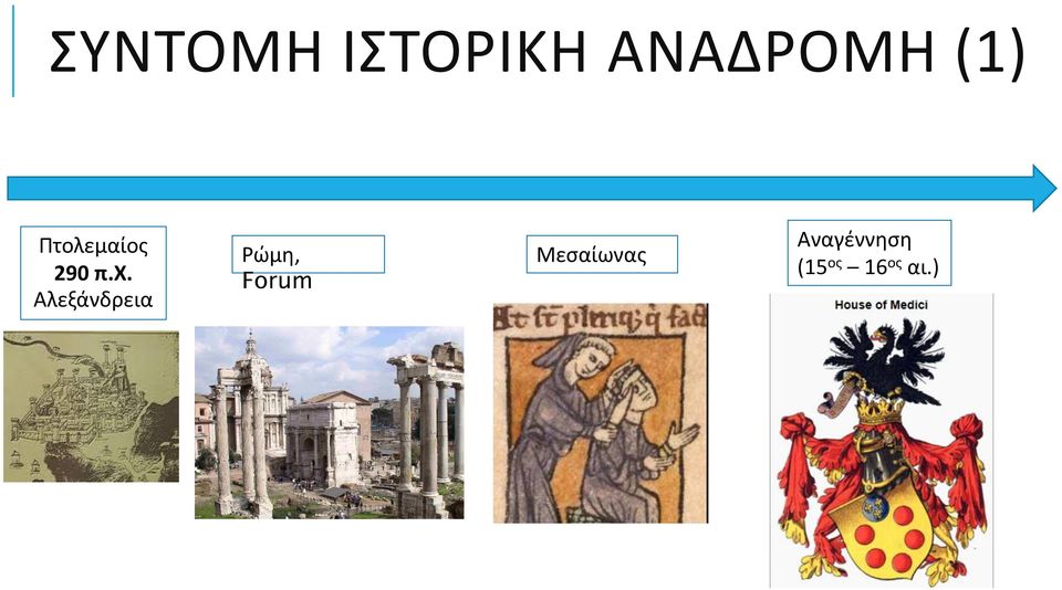 Αλεξάνδρεια Ρώμη, Forum