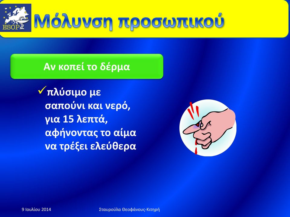 νερό, για 15 λεπτά,