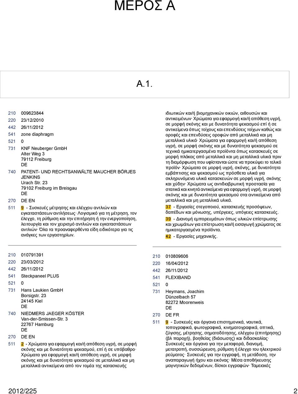 και τον χειρισμό αντλιών και εγκαταστάσεων αντλιών Όλα τα προαναφερθέντα είδη ειδικότερα για τις ανάγκες των εργαστηρίων.