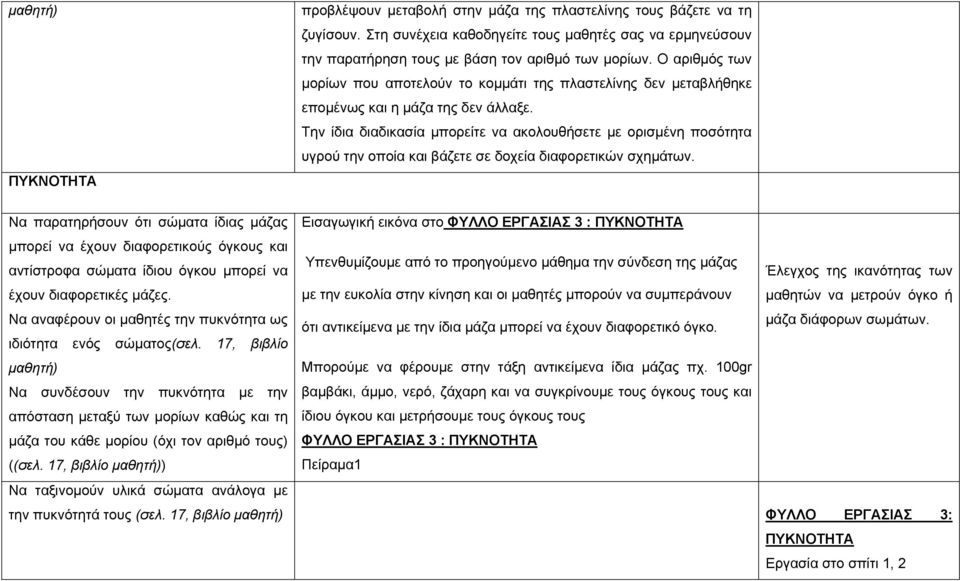 Την ίδια διαδικασία μπορείτε να ακολουθήσετε με ορισμένη ποσότητα υγρού την οποία και βάζετε σε δοχεία διαφορετικών σχημάτων.