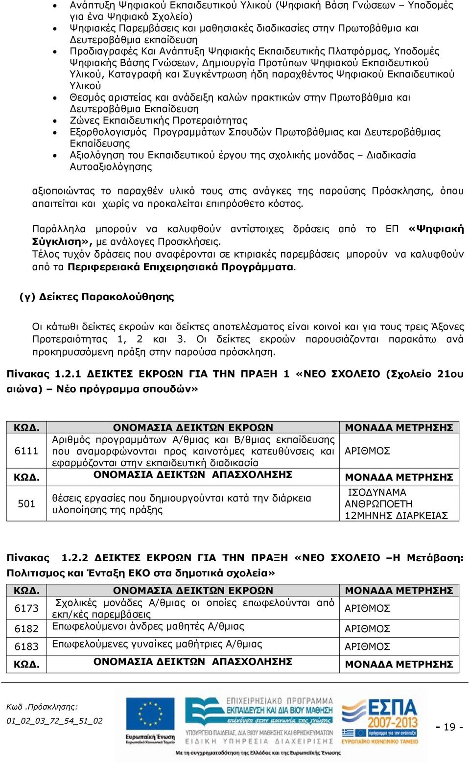 Εκπαιδευτικού Υλικού Θεσμός αριστείας και ανάδειξη καλών πρακτικών στην Πρωτοβάθμια και Δευτεροβάθμια Εκπαίδευση Ζώνες Εκπαιδευτικής Προτεραιότητας Εξορθολογισμός Προγραμμάτων Σπουδών Πρωτοβάθμιας