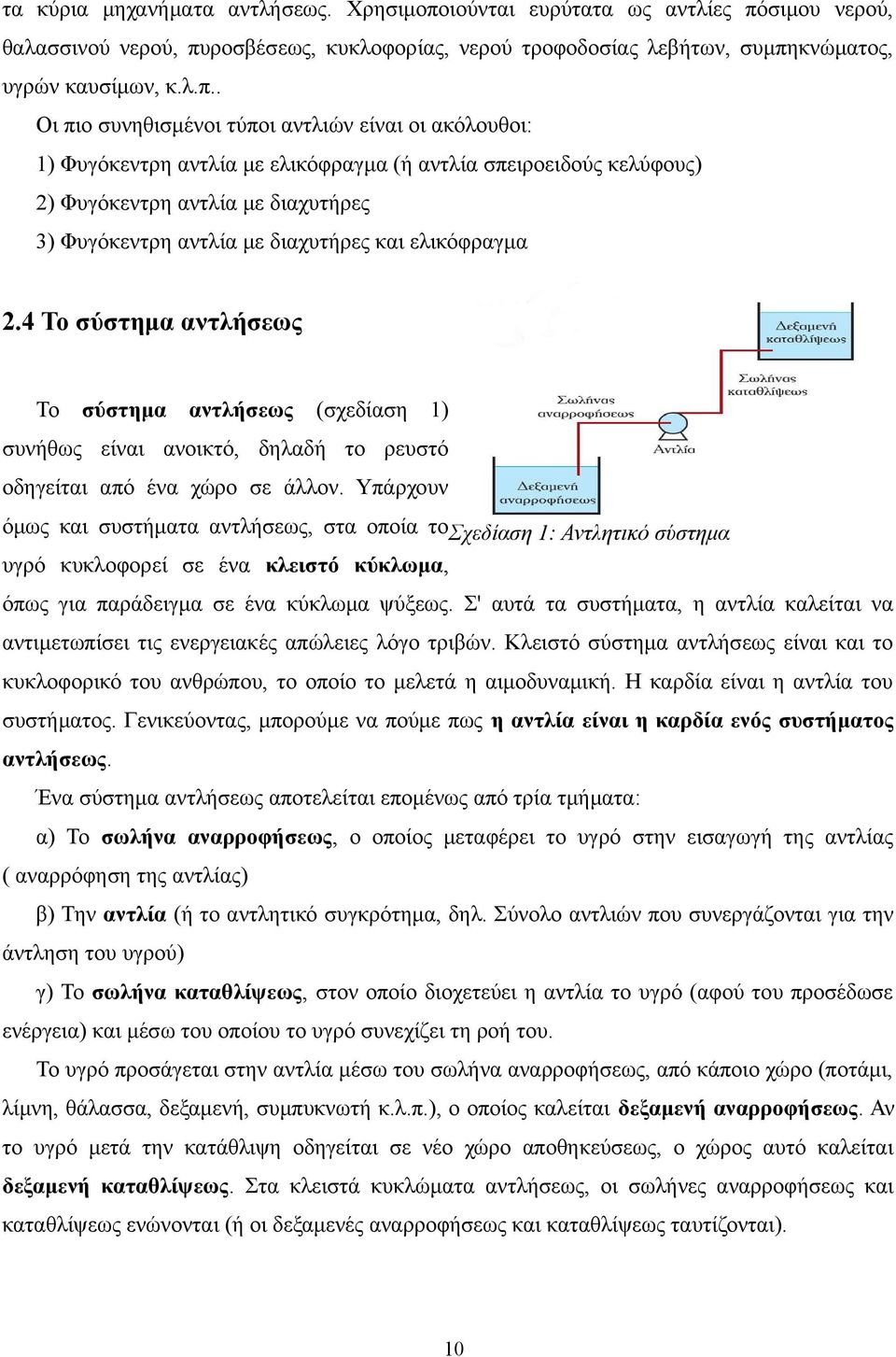σιμου νερού, θαλασσινού νερού, πυ