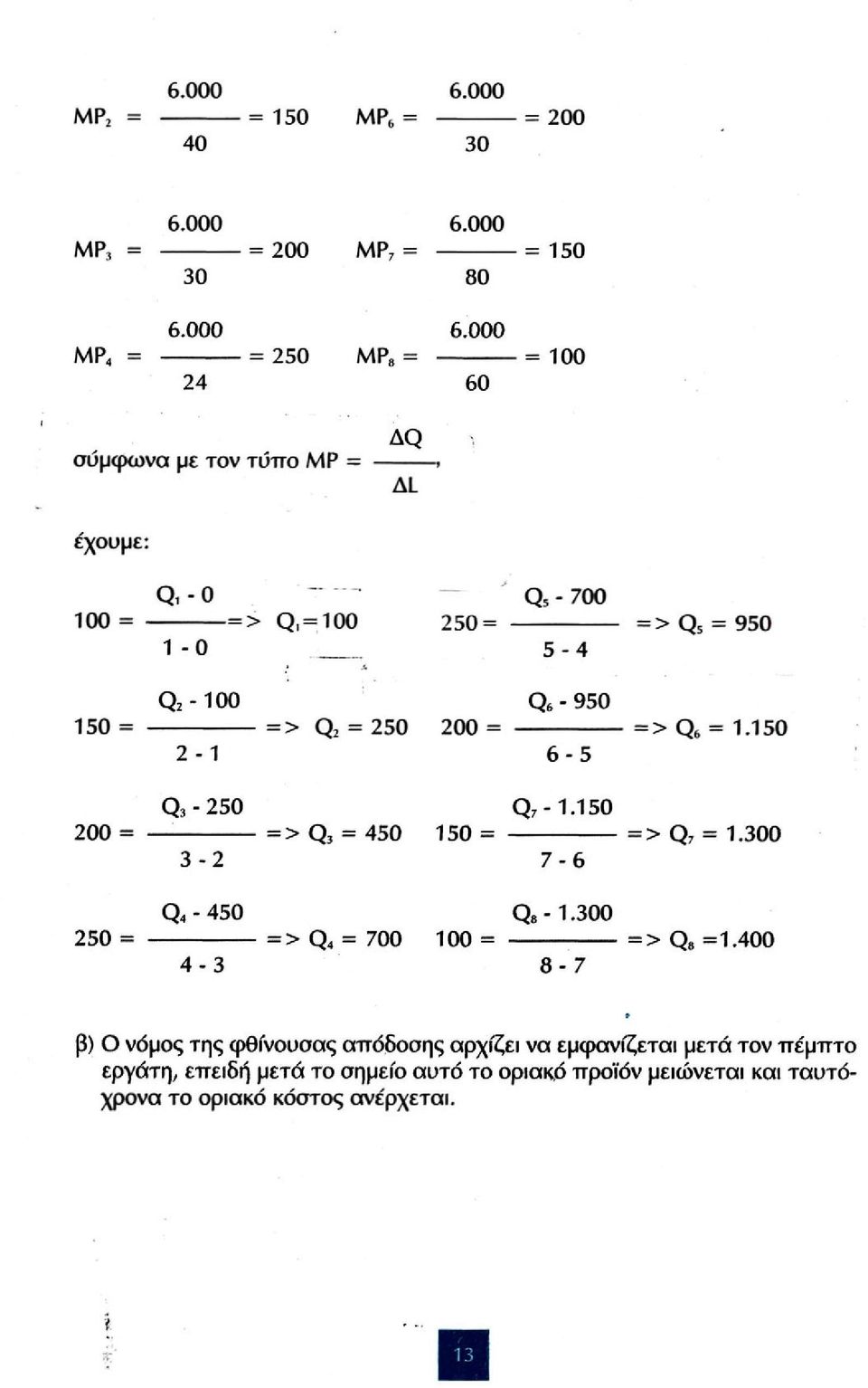 0 Q 5-700 100= => Q, = 100 250= => Q 5 = 950 1-0 5-4 Q2-IOO Q 6-950 150 = => Q 2 = 250 200 = => Q = 1.150 2-1 6-5 Q 3-250 Q 7-1.