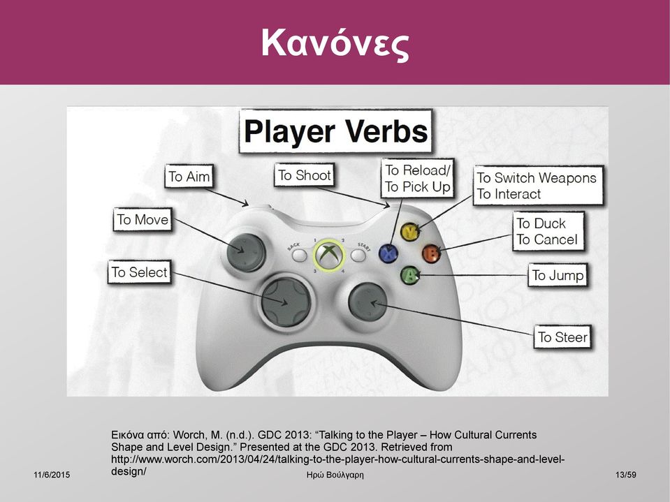 Level Design. Presented at the GDC 2013.