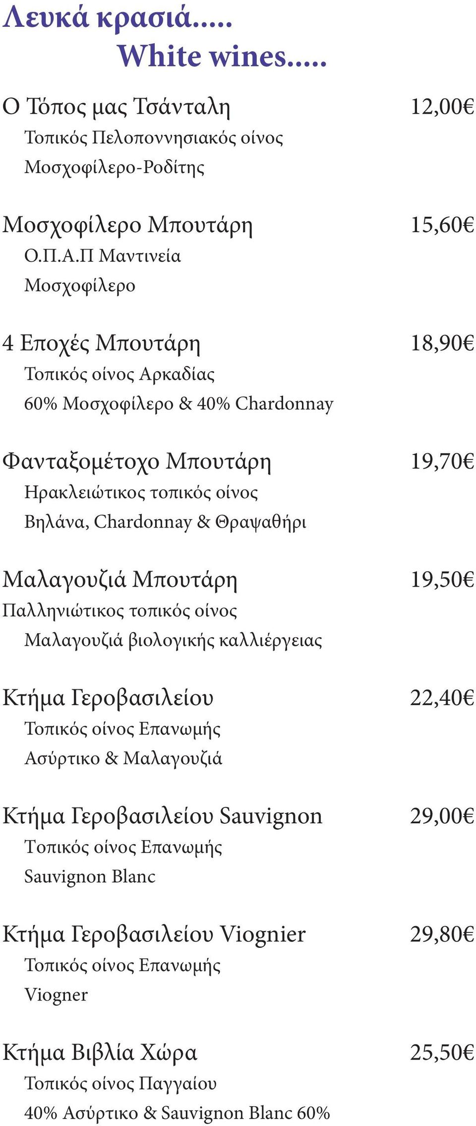 Θραψαθήρι Μαλαγουζιά Μπουτάρη Παλληνιώτικος τοπικός οίνος Μαλαγουζιά βιολογικής καλλιέργειας Κτήμα Γεροβασιλείου Τοπικός οίνος Επανωμής Ασύρτικο & Μαλαγουζιά Κτήμα Γεροβασιλείου