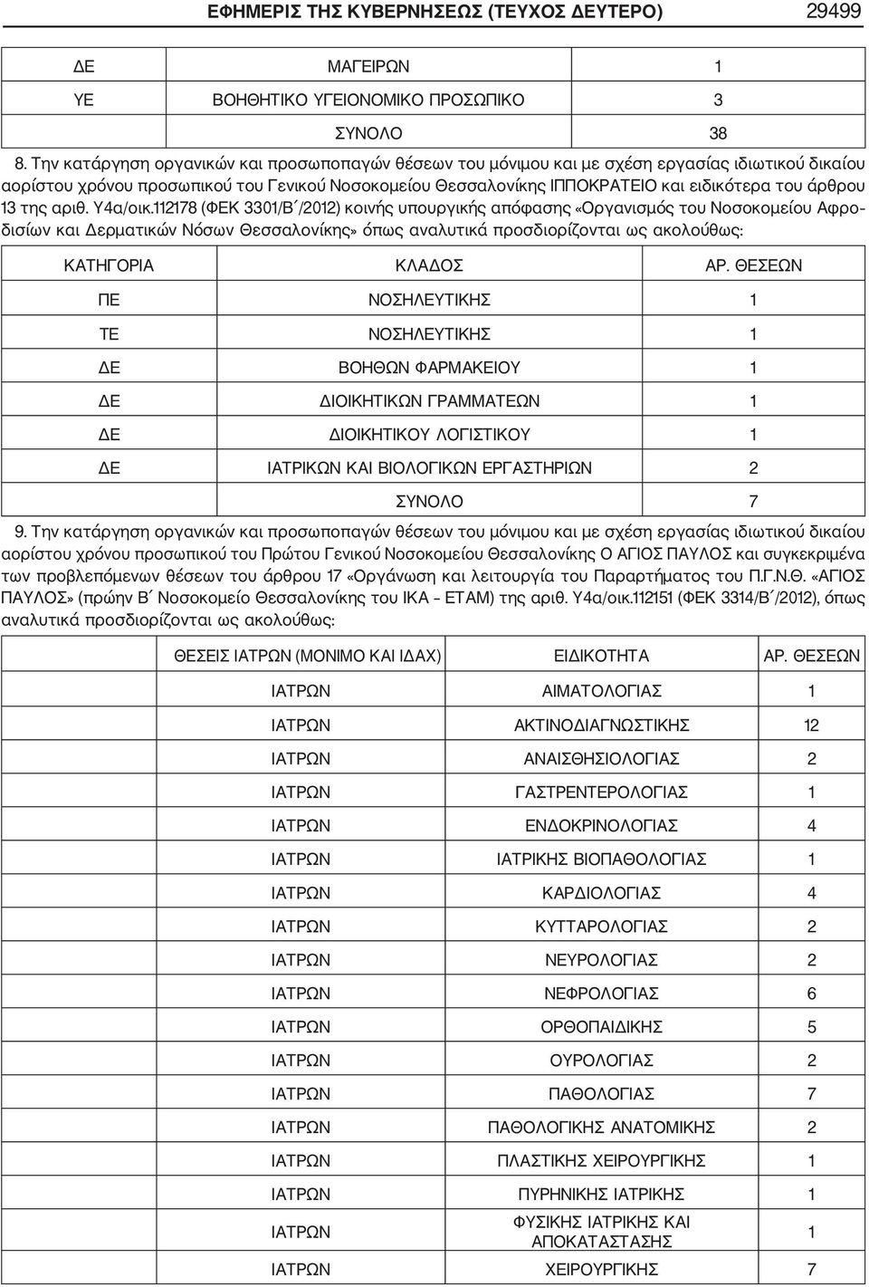άρθρου 13 της αριθ. Υ4α/οικ.
