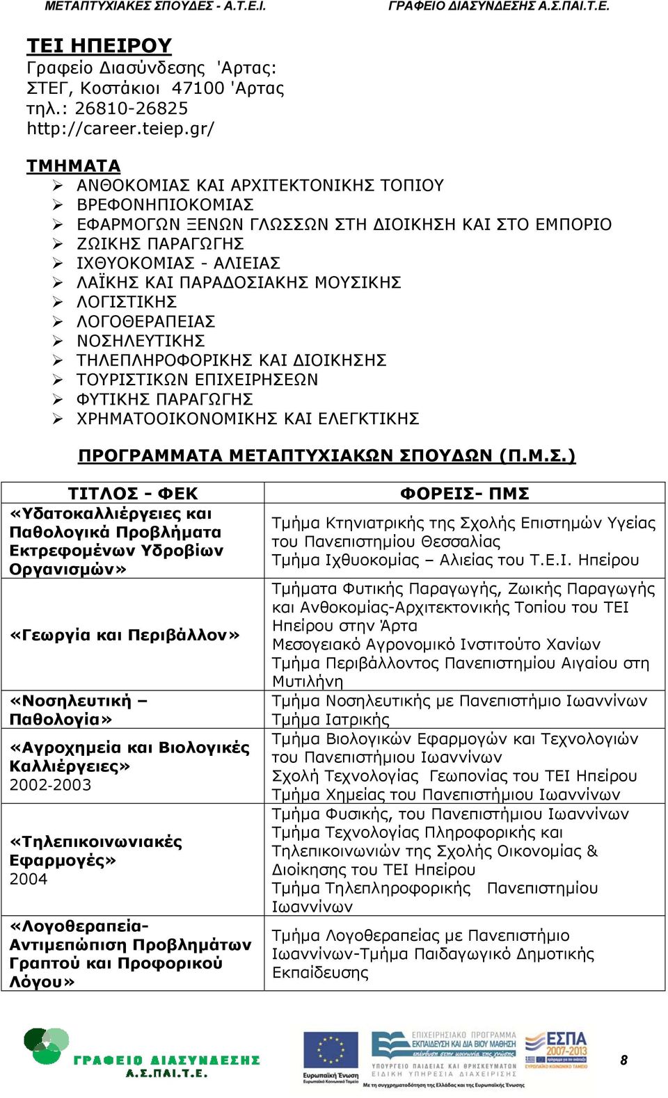 ΛΟΓΟΘΕΡΑΠΕΙΑΣ ΝΟΣΗΛΕΥΤΙΚΗΣ ΤΗΛΕΠΛΗΡΟΦΟΡΙΚΗΣ ΚΑΙ ΙΟΙΚΗΣΗΣ ΤΟΥΡΙΣΤΙΚΩΝ ΕΠΙΧΕΙΡΗΣΕΩΝ ΦΥΤΙΚΗΣ ΠΑΡΑΓΩΓΗΣ ΧΡΗΜΑΤΟΟΙΚΟΝΟΜΙΚΗΣ ΚΑΙ ΕΛΕΓΚΤΙΚΗΣ «Υδατοκαλλιέργειες και Παθολογικά Προβλήματα Εκτρεφομένων