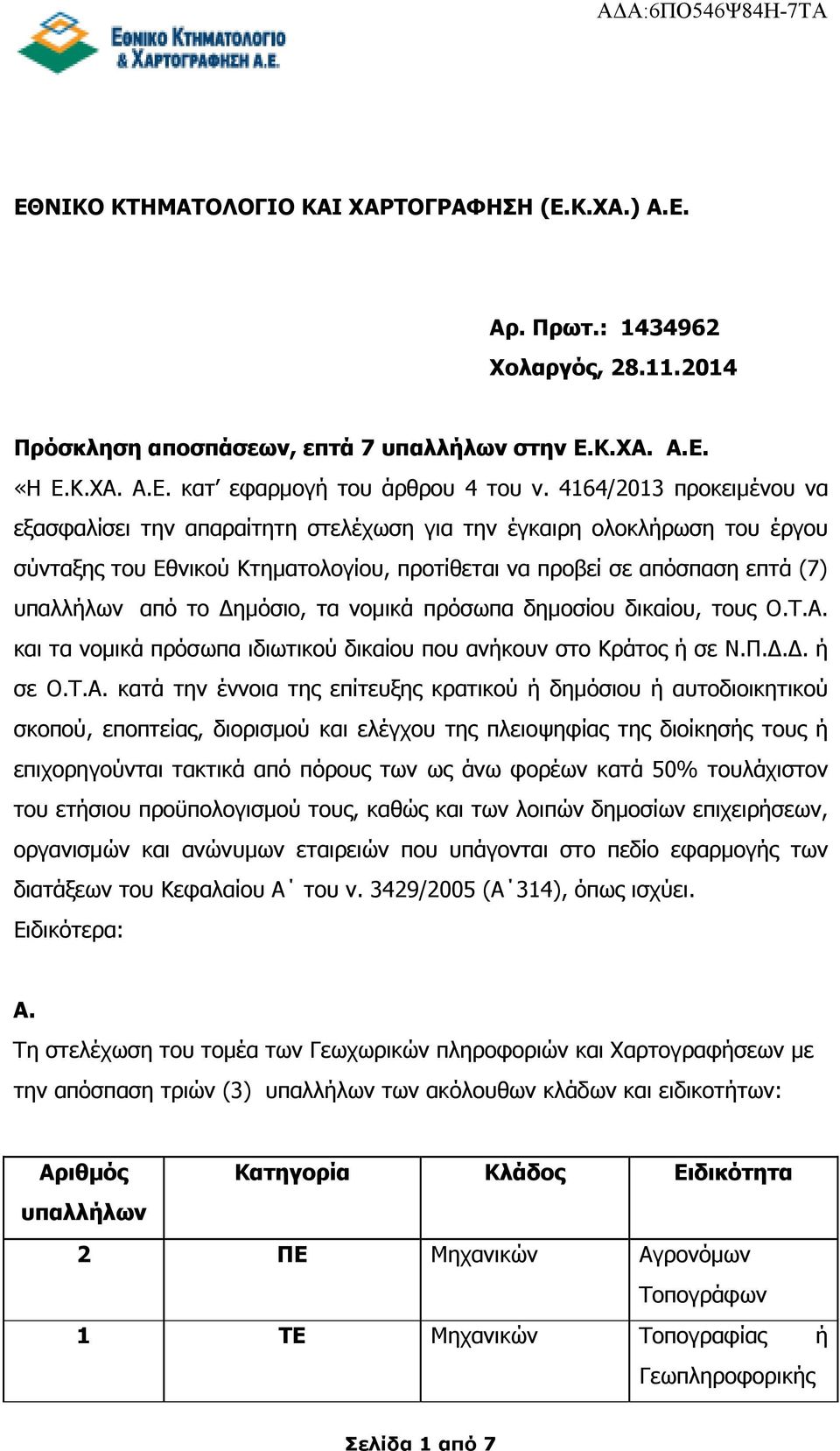 ηµόσιο, τα νοµικά πρόσωπα δηµοσίου δικαίου, τους Ο.Τ.Α.