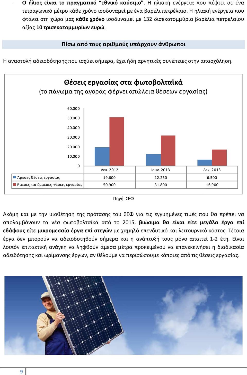 Πίσω από τους αριθμούς υπάρχουν άνθρωποι Η αναστολή αδειοδότησης που ισχύει σήμερα, έχει ήδη αρνητικές συνέπειες στην απασχόληση.