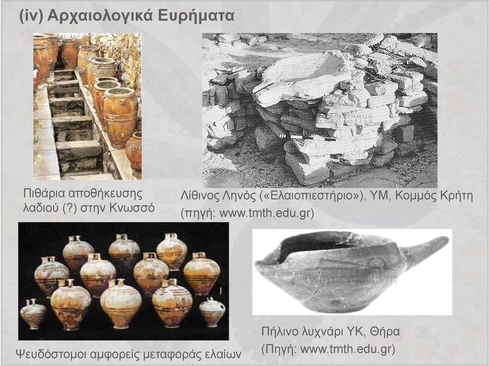 ) στην Κνωσσό (πηγή: www.tmth.edu.