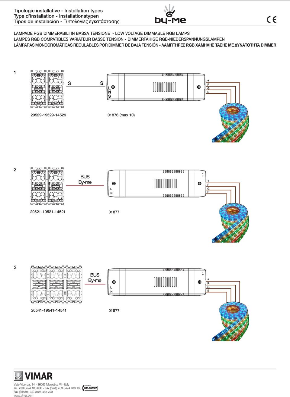 DIMMER DE BAJA TEIÓ - ΛΑΜΠΤΗΡΕΣ RGB ΧΑΜΗΛΗΣ ΤΑΣΗΣ ΜΕ ΔΥΝΑΤΟΤΗΤΑ DIMMER + R G B