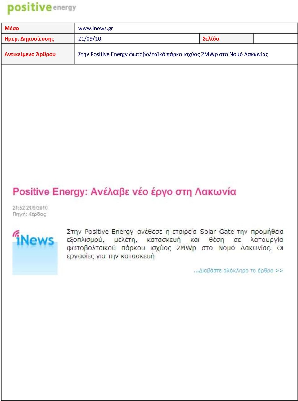 Δημοσίευσης
