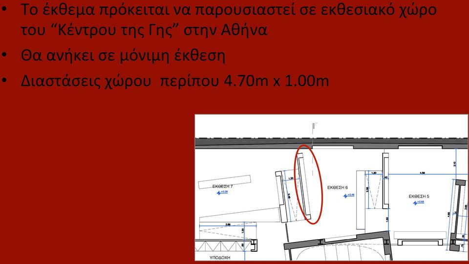 στην Αθήνα Θα ανήκει σε μόνιμη έκθεση