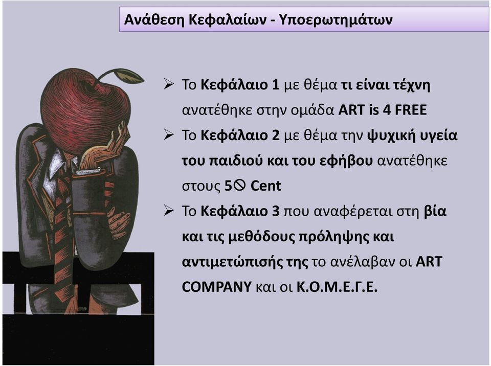 του εφήβουανατέθηκε στους 5 Cent Το Κεφάλαιο 3 που αναφέρεται στη βία και τις