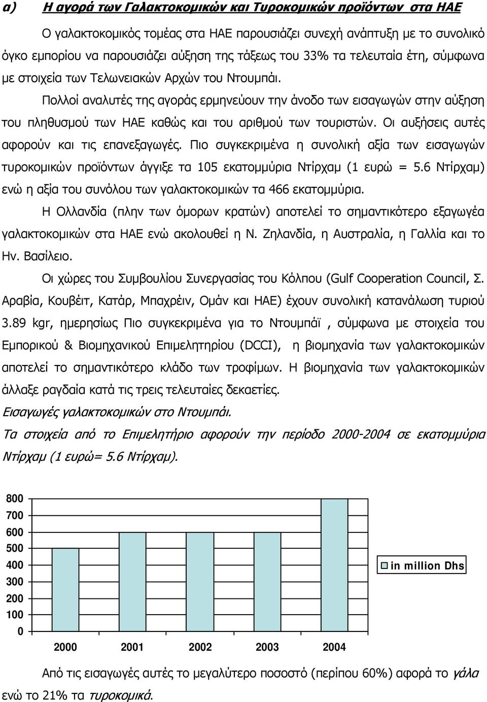 Πολλοί αναλυτές της αγοράς ερμηνεύουν την άνοδο των εισαγωγών στην αύξηση του πληθυσμού των ΗΑΕ καθώς και του αριθμού των τουριστών. Οι αυξήσεις αυτές αφορούν και τις επανεξαγωγές.
