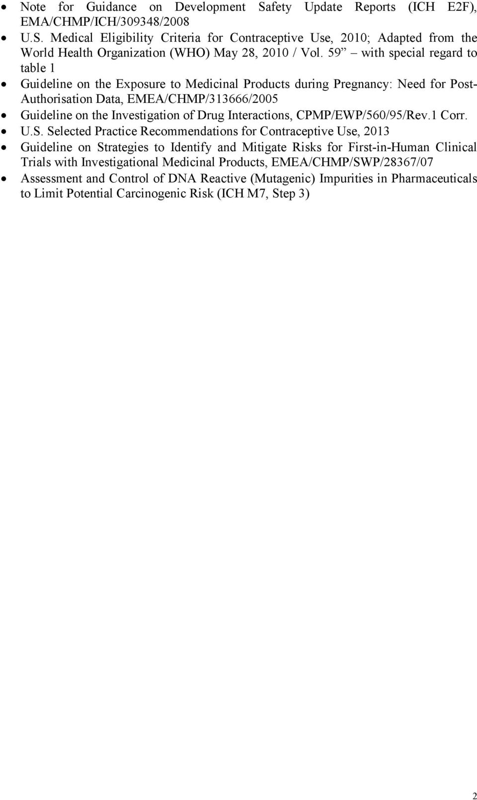 Interactions, CPMP/EWP/560/95/Rev.1 Corr. U.S.