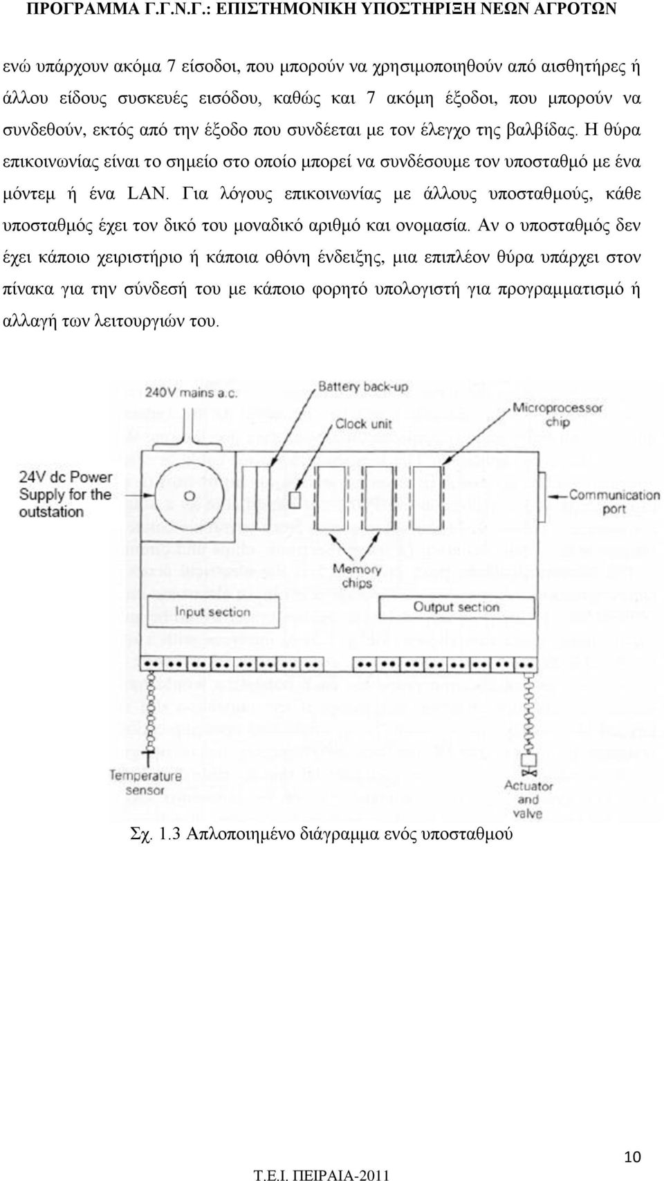 Για λόγους επικοινωνίας με άλλους υποσταθμούς, κάθε υποσταθμός έχει τον δικό του μοναδικό αριθμό και ονομασία.