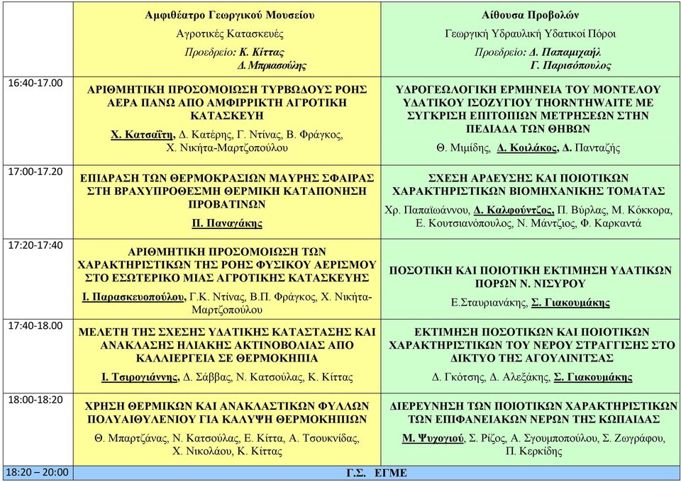 Νικήτα-Μαρτζοπούλου ΕΠΙΔΡΑΣΗ ΤΩΝ ΘΕΡΜΟΚΡΑΣΙΩΝ ΜΑΥΡΗΣ ΣΦΑΙΡΑΣ ΣΤΗ ΒΡΑΧΥΠΡΟΘΕΣΜΗ ΘΕΡΜΙΚΗ ΚΑΤΑΠΟΝΗΣΗ ΠΡΟΒΑΤΙΝΩΝ Π.