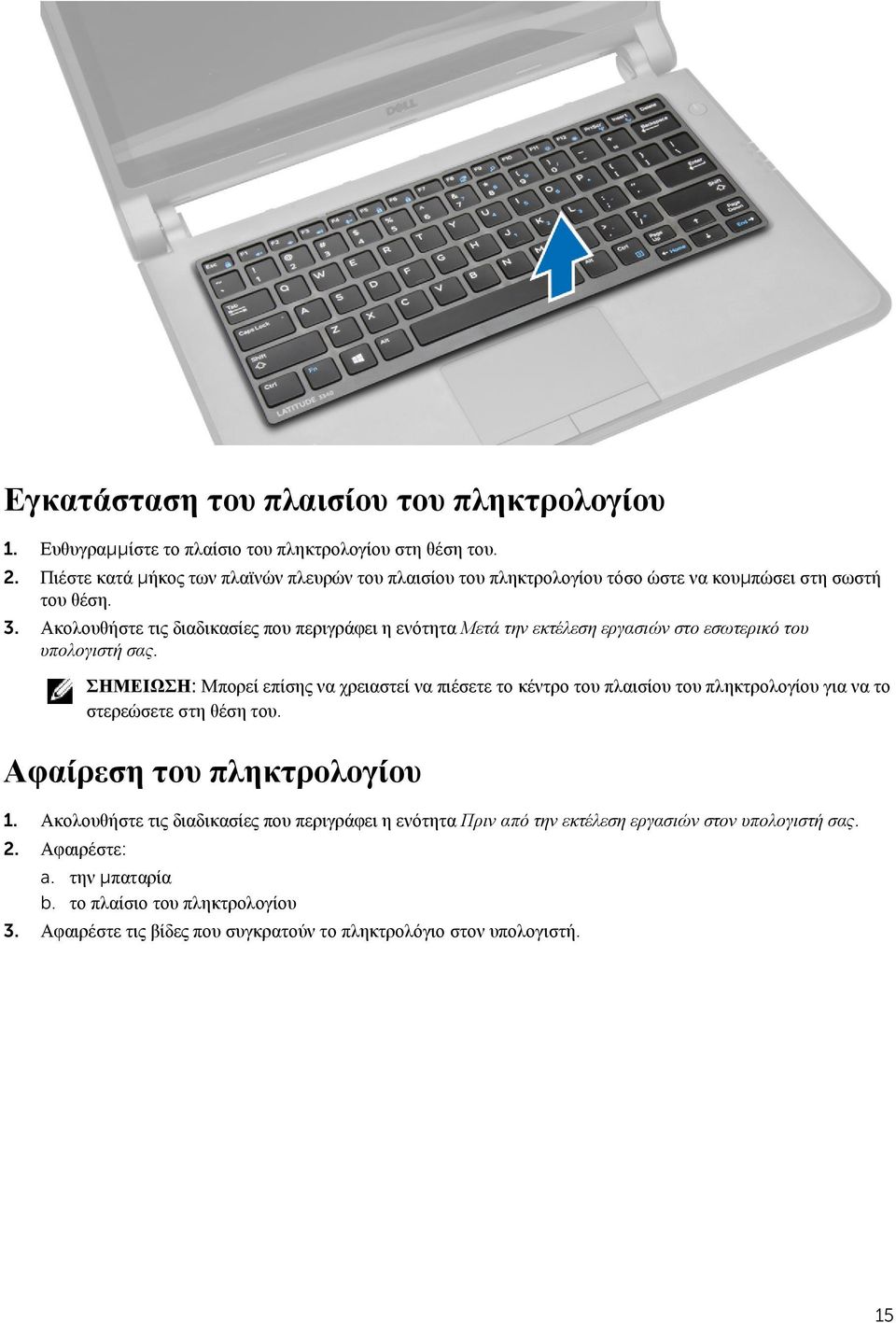 Ακολουθήστε τις διαδικασίες που περιγράφει η ενότητα Μετά την εκτέλεση εργασιών στο εσωτερικό του υπολογιστή σας.
