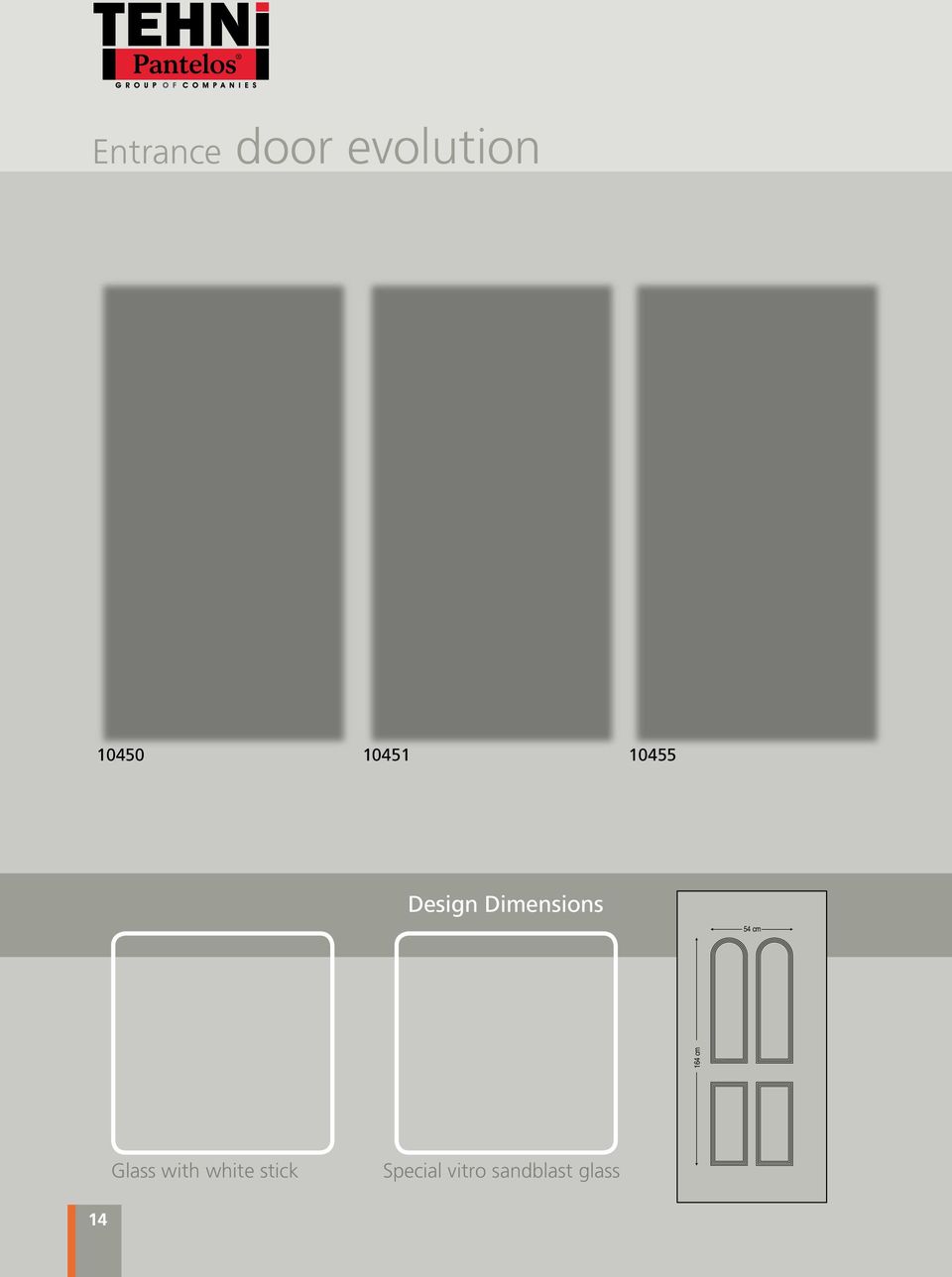 54 cm 164 cm Glass with white