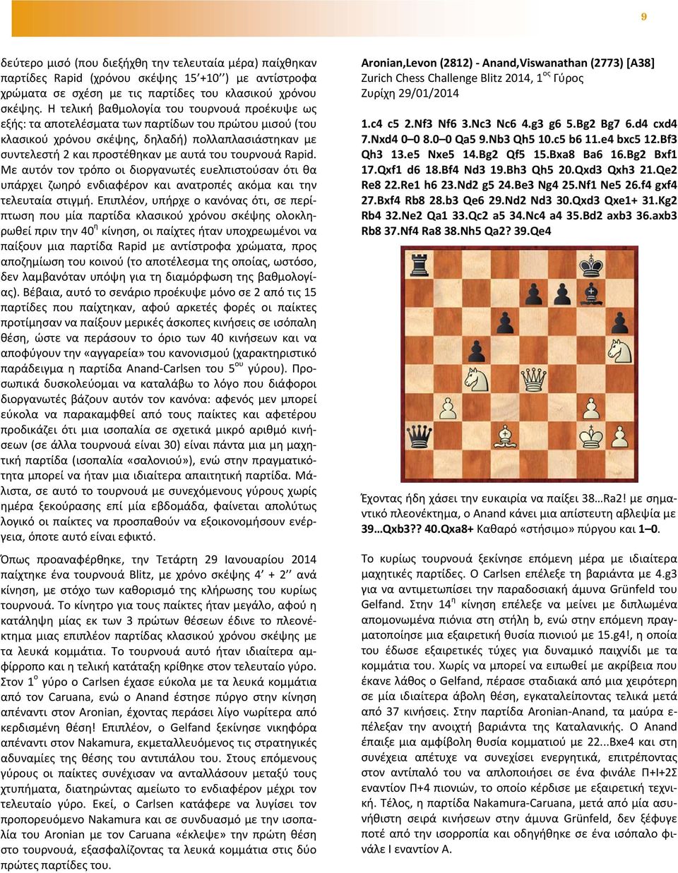 τουρνουά Rapid. Με αυτόν τον τρόπο οι διοργανωτές ευελπιστούσαν ότι θα υπάρχει ζωηρό ενδιαφέρον και ανατροπές ακόμα και την τελευταία στιγμή.