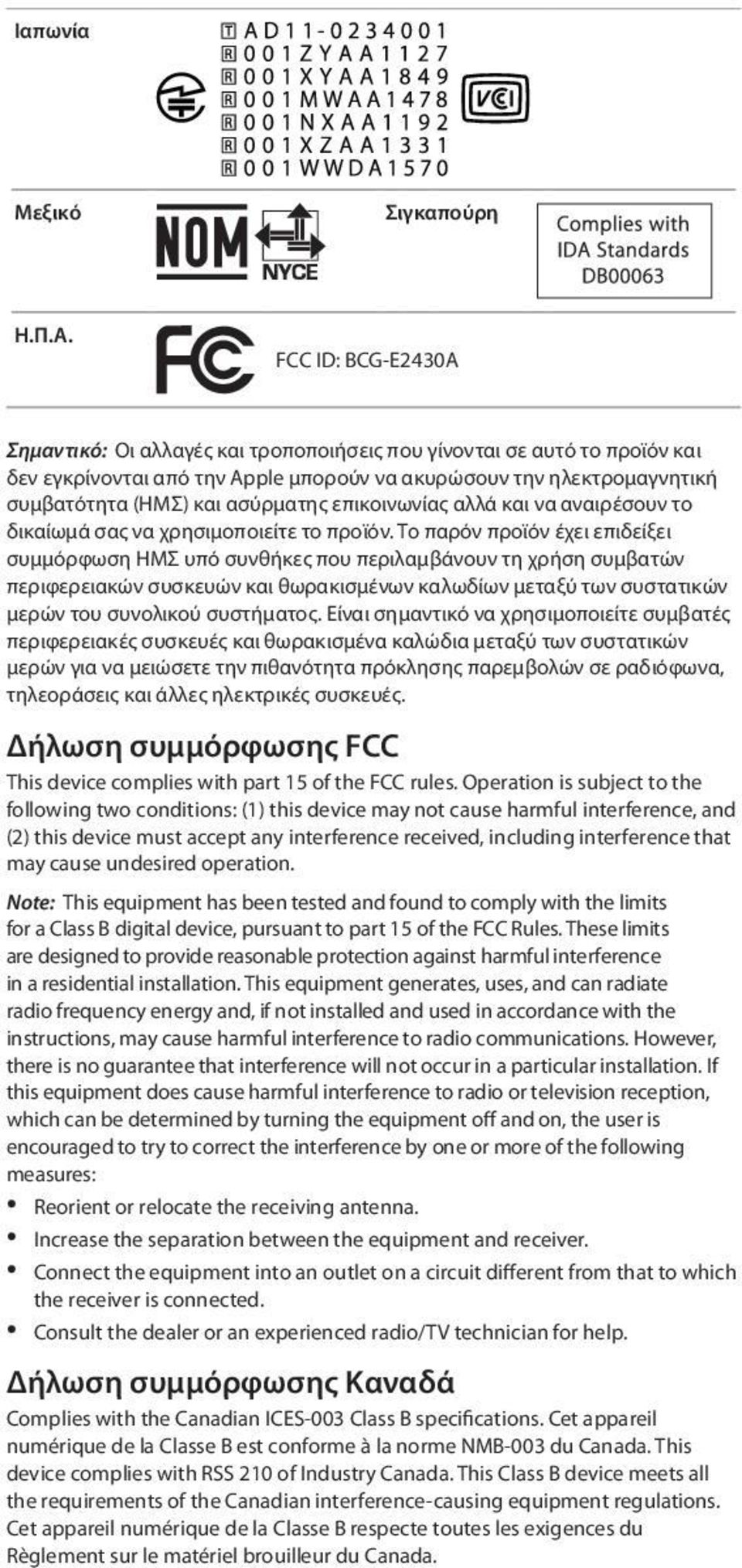 επικοινωνίας αλλά και να αναιρέσουν το δικαίωμά σας να χρησιμοποιείτε το προϊόν.