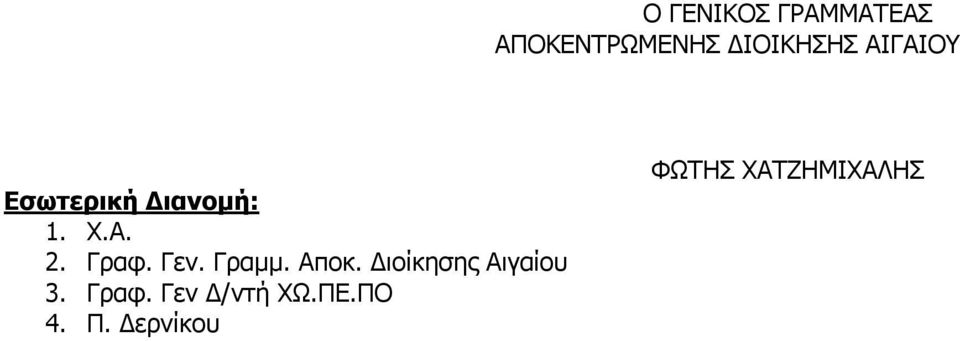 Γεν. Γραμμ. Αποκ. Διοίκησης Αιγαίου 3. Γραφ.