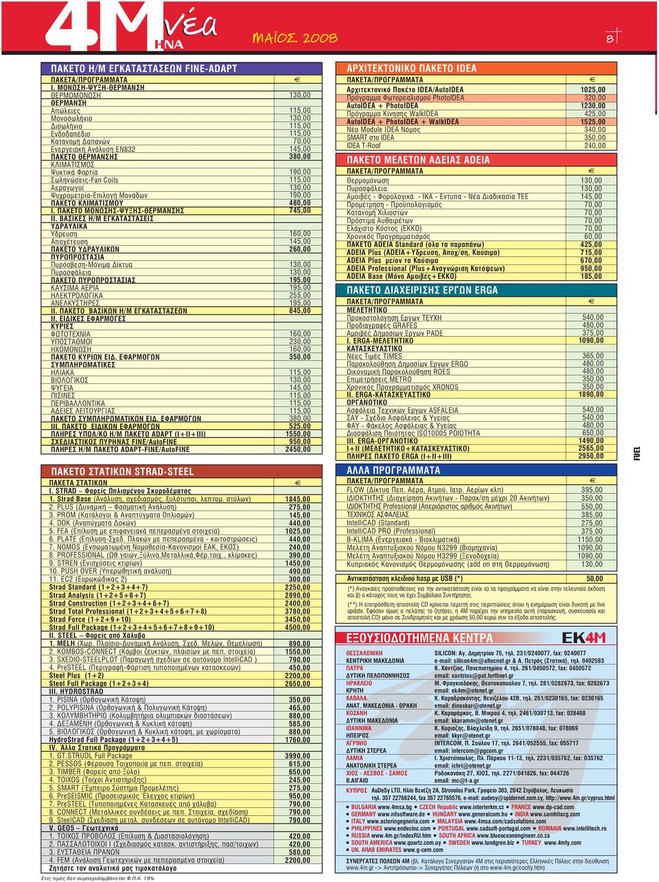 Αεραγωγοί Ψυχρομετρία-Επιλογή Μονάδων ΠΑΚΕΤΟ ΚΛΙΜΑΤΙΣΜΟΥ Ι. ΠΑΚΕΤΟ ΜΟΝΩΣΗΣ-ΨΥΞΗΣ-ΘΕΡΜΑΝΣΗΣ ΙΙ.