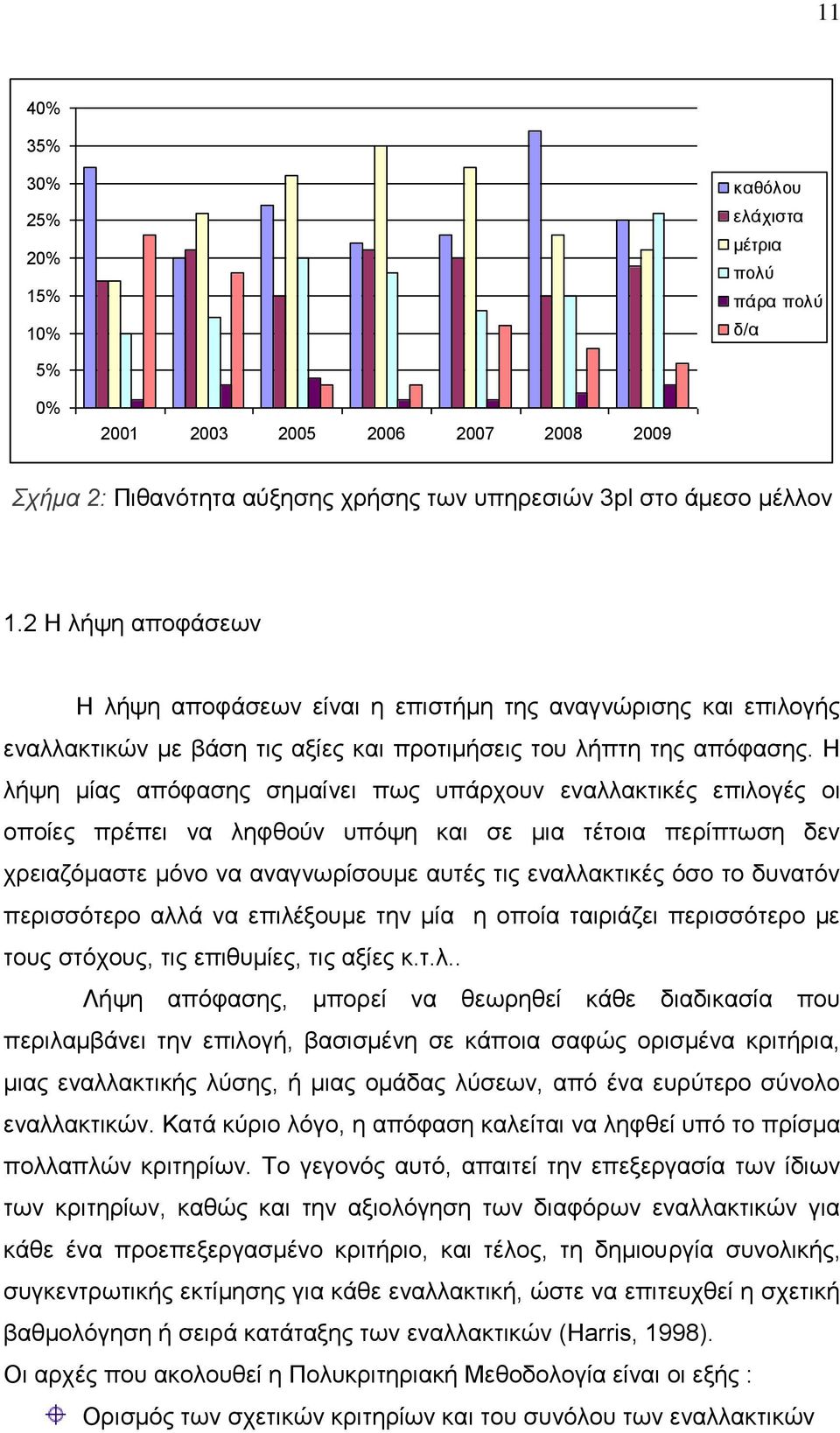 Η λήψη μίας απόφασης σημαίνει πως υπάρχουν εναλλακτικές επιλογές οι οποίες πρέπει να ληφθούν υπόψη και σε μια τέτοια περίπτωση δεν χρειαζόμαστε μόνο να αναγνωρίσουμε αυτές τις εναλλακτικές όσο το