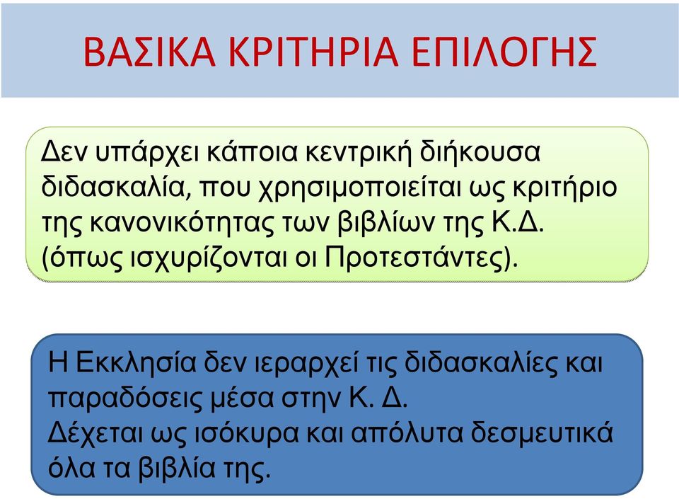 (όπως ισχυρίζονται οι Προτεστάντες).