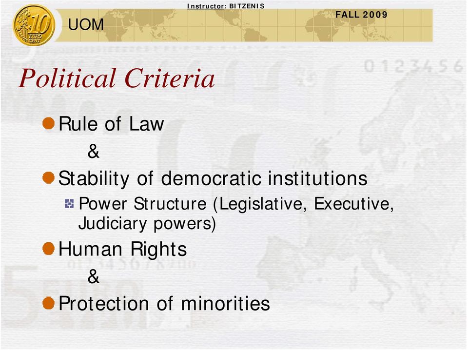 Power Structure (Legislative, Executive,