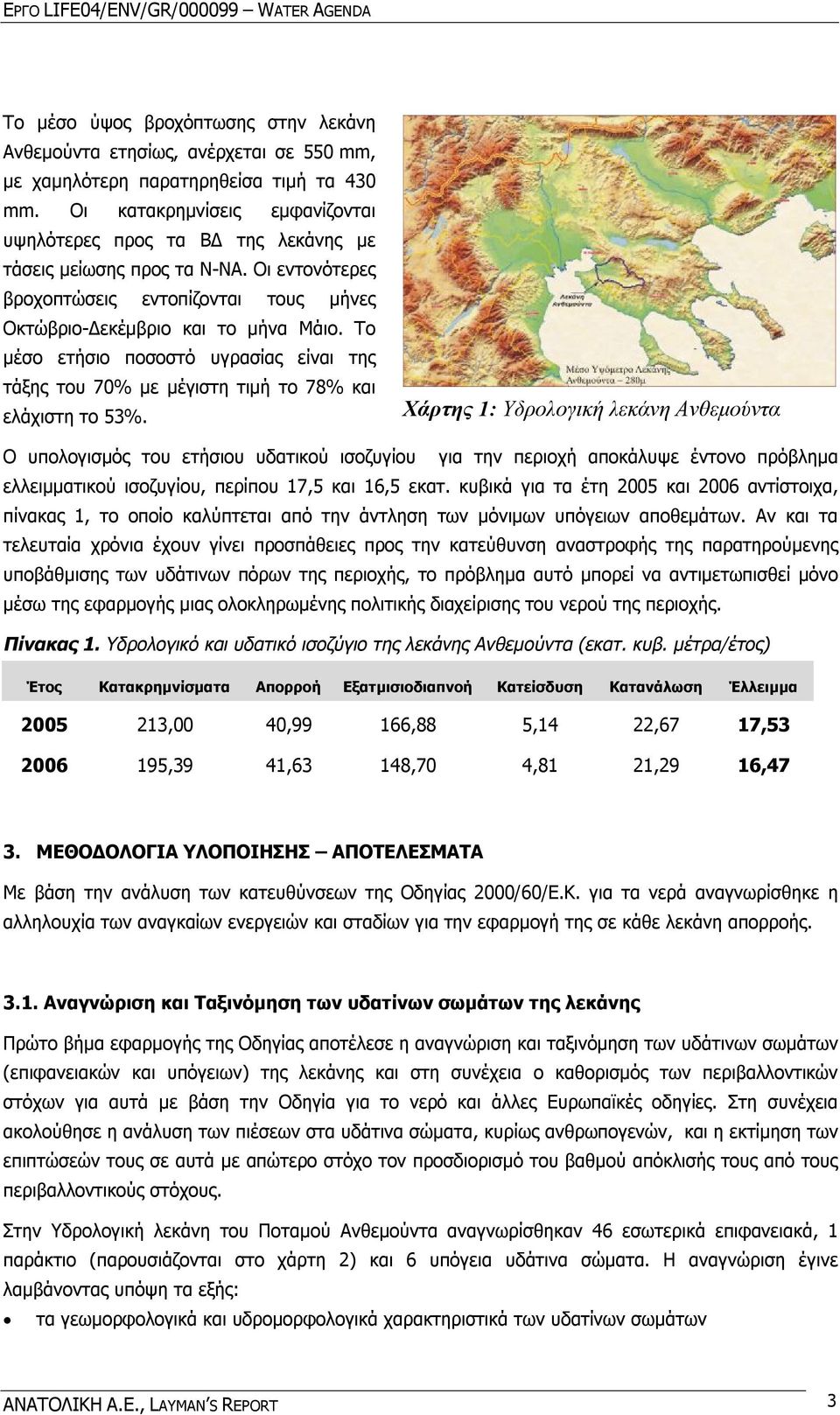 Το μέσο ετήσιο ποσοστό υγρασίας είναι της τάξης του 70% με μέγιστη τιμή το 78% και ελάχιστη το 53%.