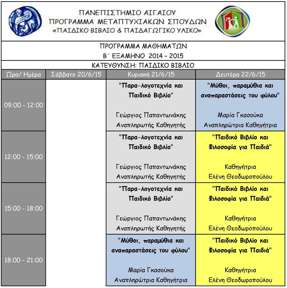 21/6/15 Δευτέρα