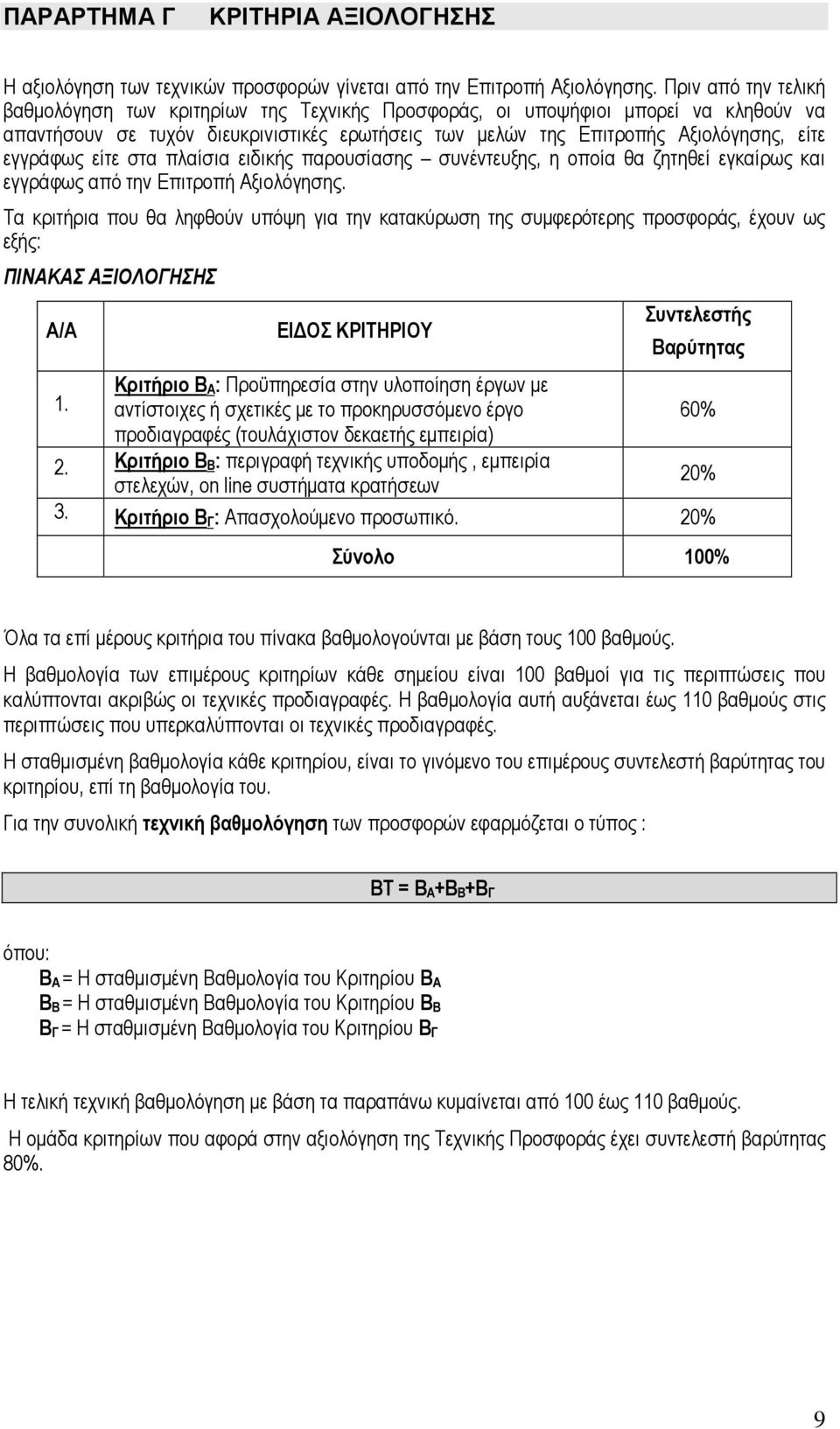 εγγράφως είτε στα πλαίσια ειδικής παρουσίασης συνέντευξης, η οποία θα ζητηθεί εγκαίρως και εγγράφως από την Επιτροπή Αξιολόγησης.