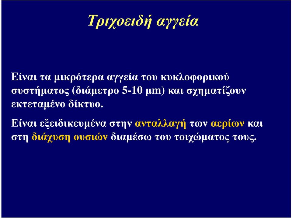 σχηµατίζουν εκτεταµένο δίκτυο.