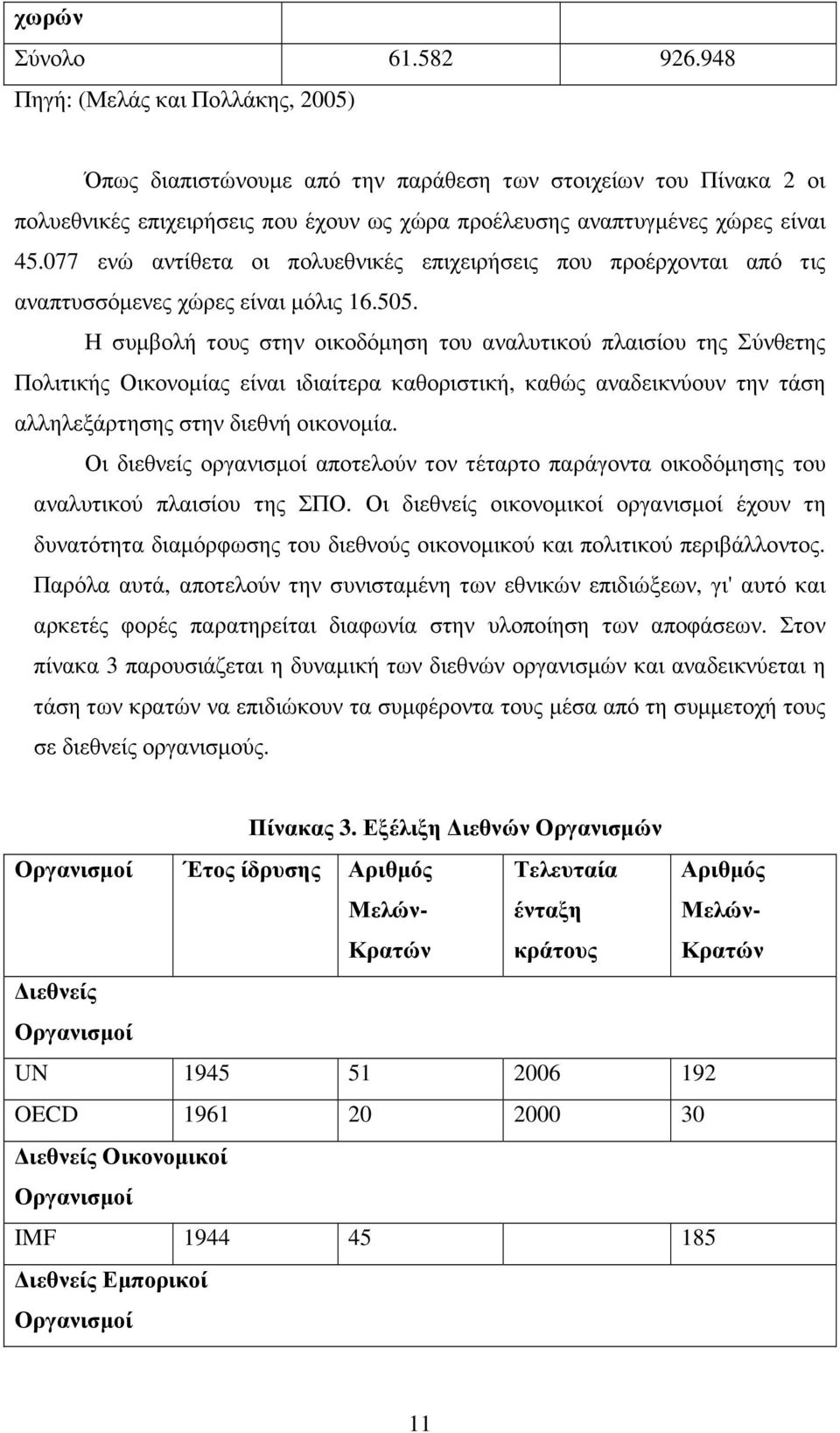 077 ενώ αντίθετα οι πολυεθνικές επιχειρήσεις που προέρχονται από τις αναπτυσσόµενες χώρες είναι µόλις 16.505.