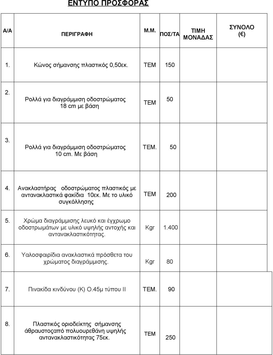 Ανακλαστήρας οδοστρώματος πλαστικός με αντανακλαστικά φακίδια 10εκ. Με το υλικό συγκόλλησης ΤΕΜ 200 5.