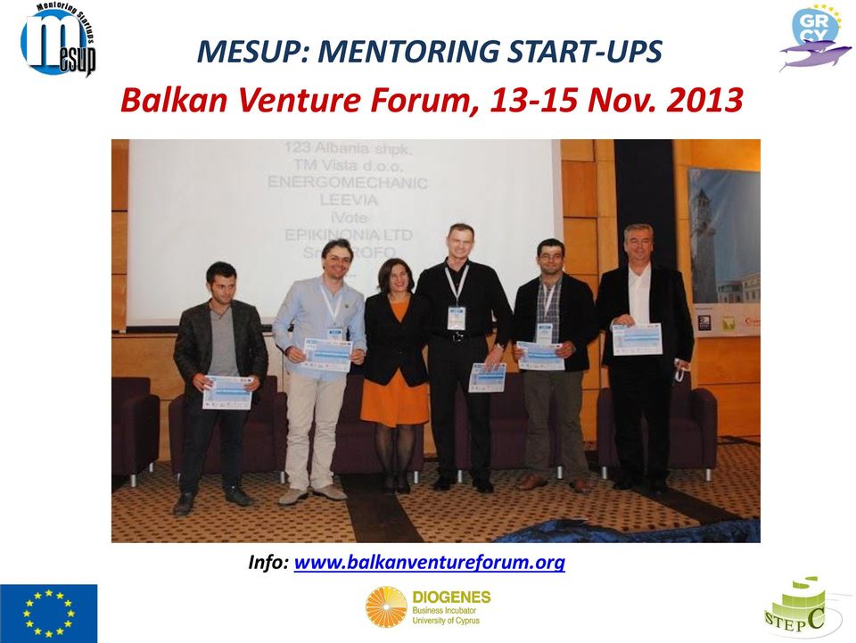 Forum, 13-15 Nov.
