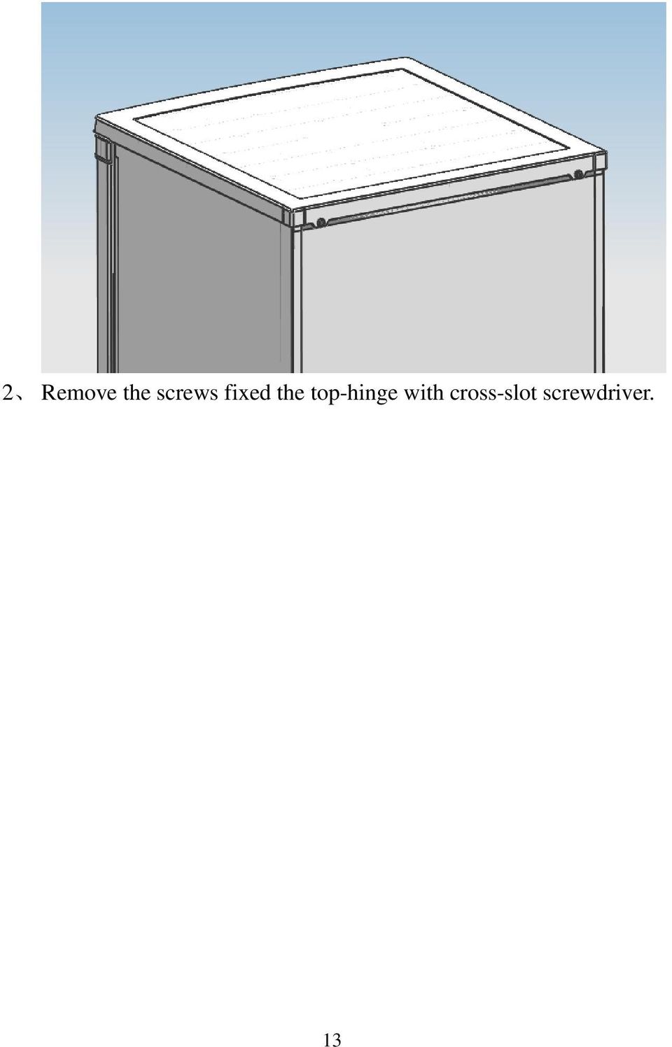top-hinge with