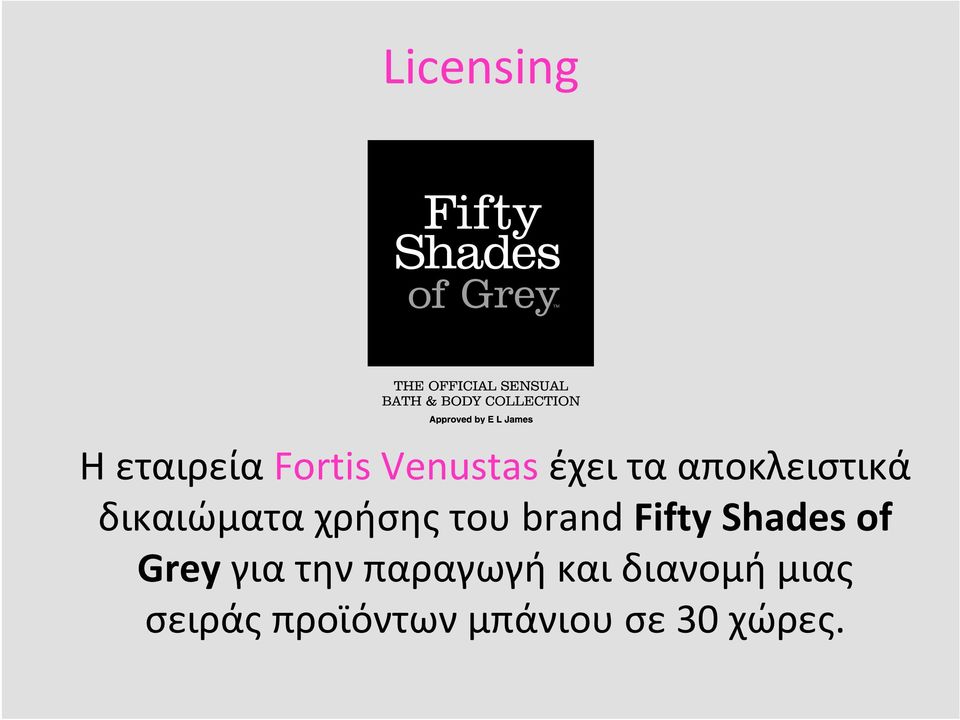 Fifty Shades of Grey για την παραγωγή και