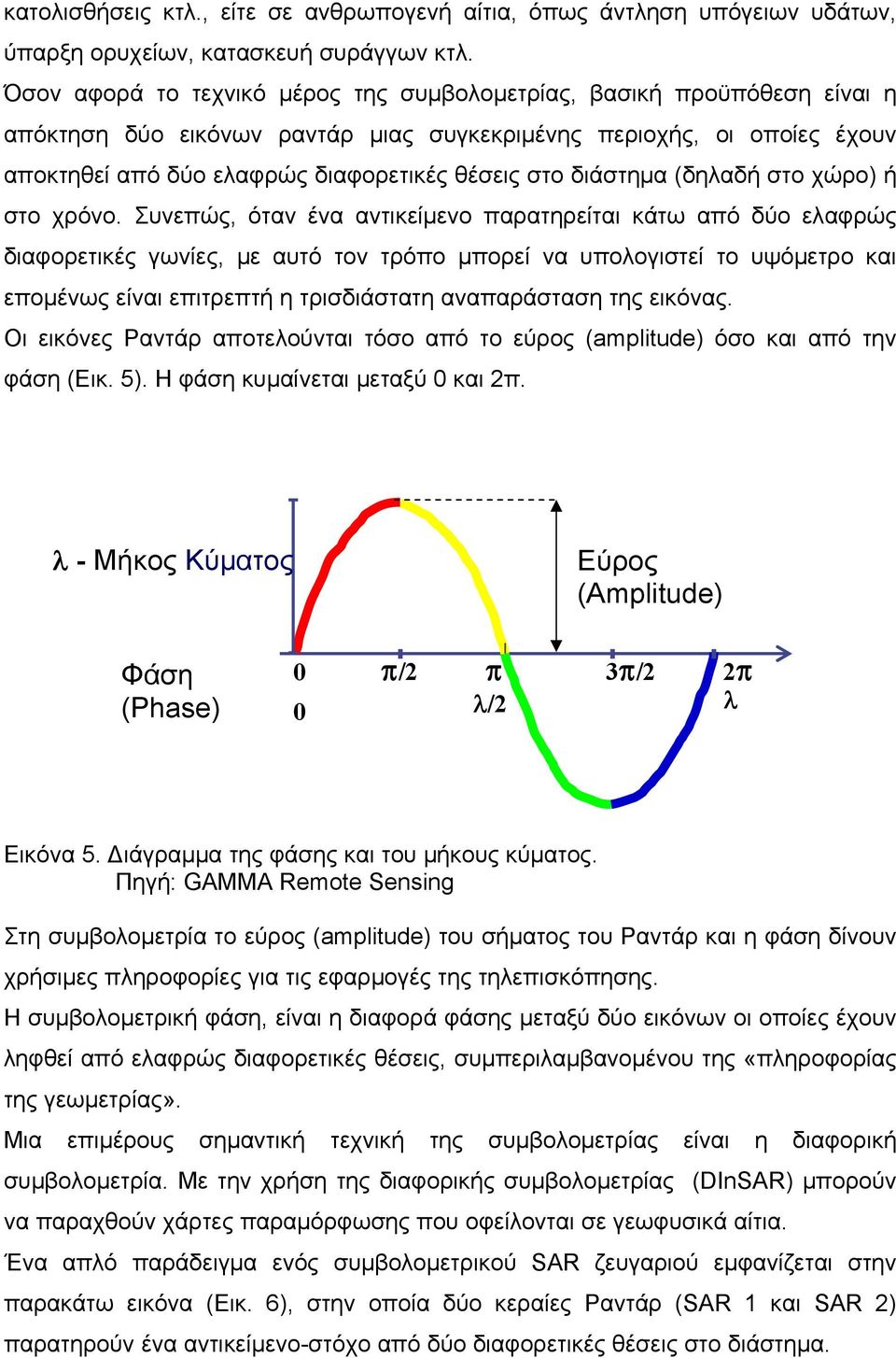 διάστημα (δηλαδή στο χώρο) ή στο χρόνο.