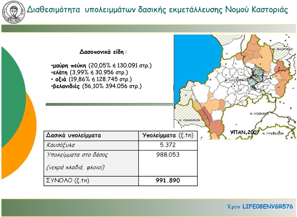 091 στρ.) ελάτη (3,99% ή 30.956 στρ.