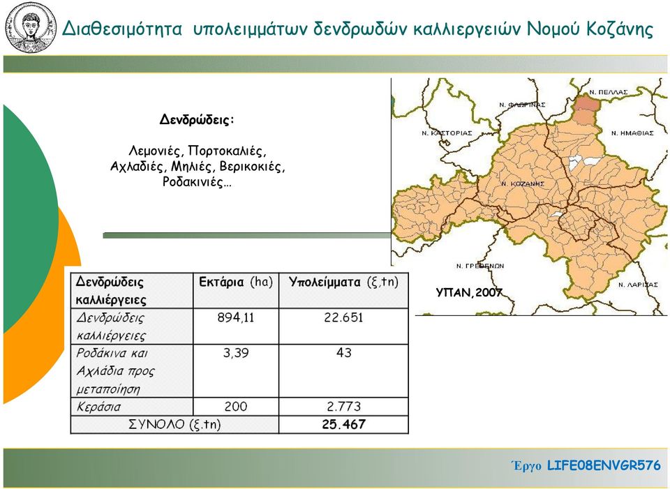 Δενδρώδεις: Λεμονιές, Πορτοκαλιές,