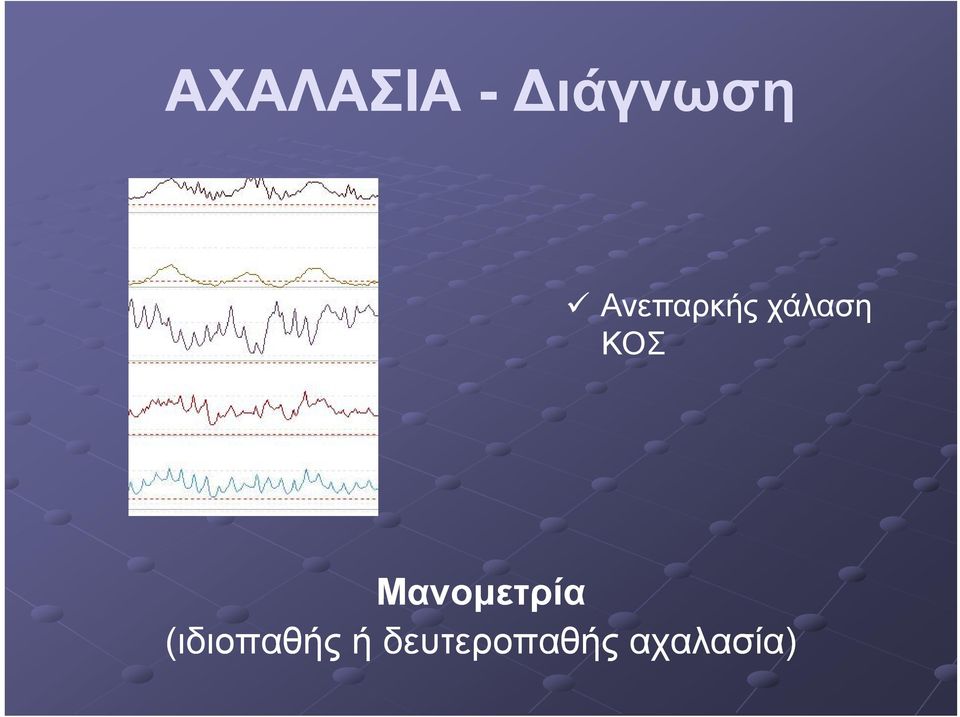 Μανομετρία (ιδιοπαθής