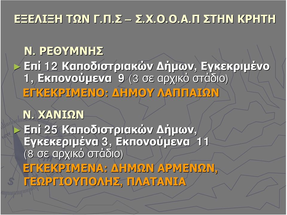 αρχικό στάδιο) ΕΓΚΕΚΡΙΜΕΝΟ: ΔΗΜΟΥ ΛΑΠΠΑΙΩΝ Ν.